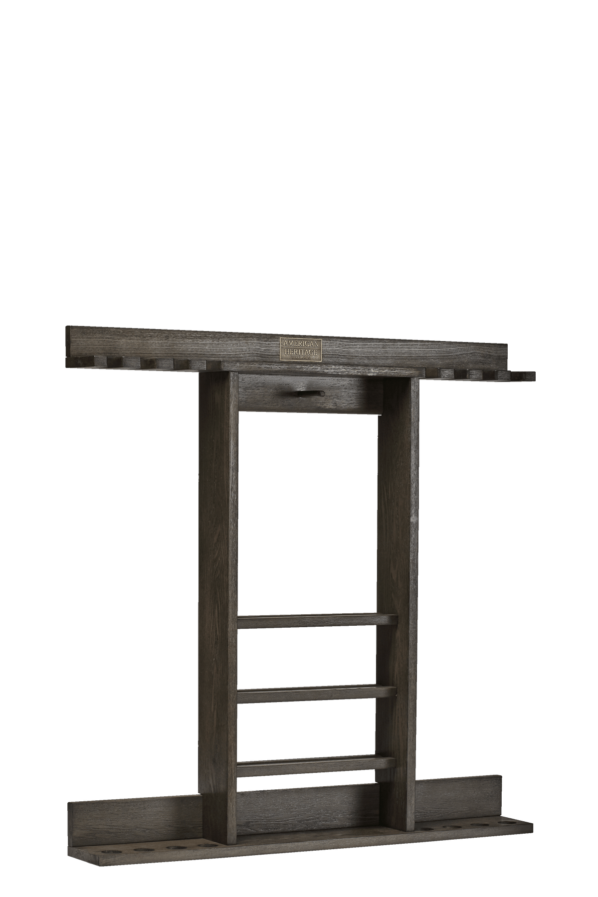 American Heritage® Bluegrass Cue Rack, Charcoal (cues and balls not included)