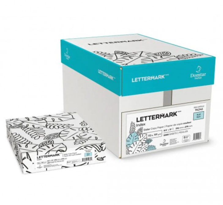 Blue Vellum Bristol Cardstock, 11" x 17", 67 lb, 250 Sheets/Ream