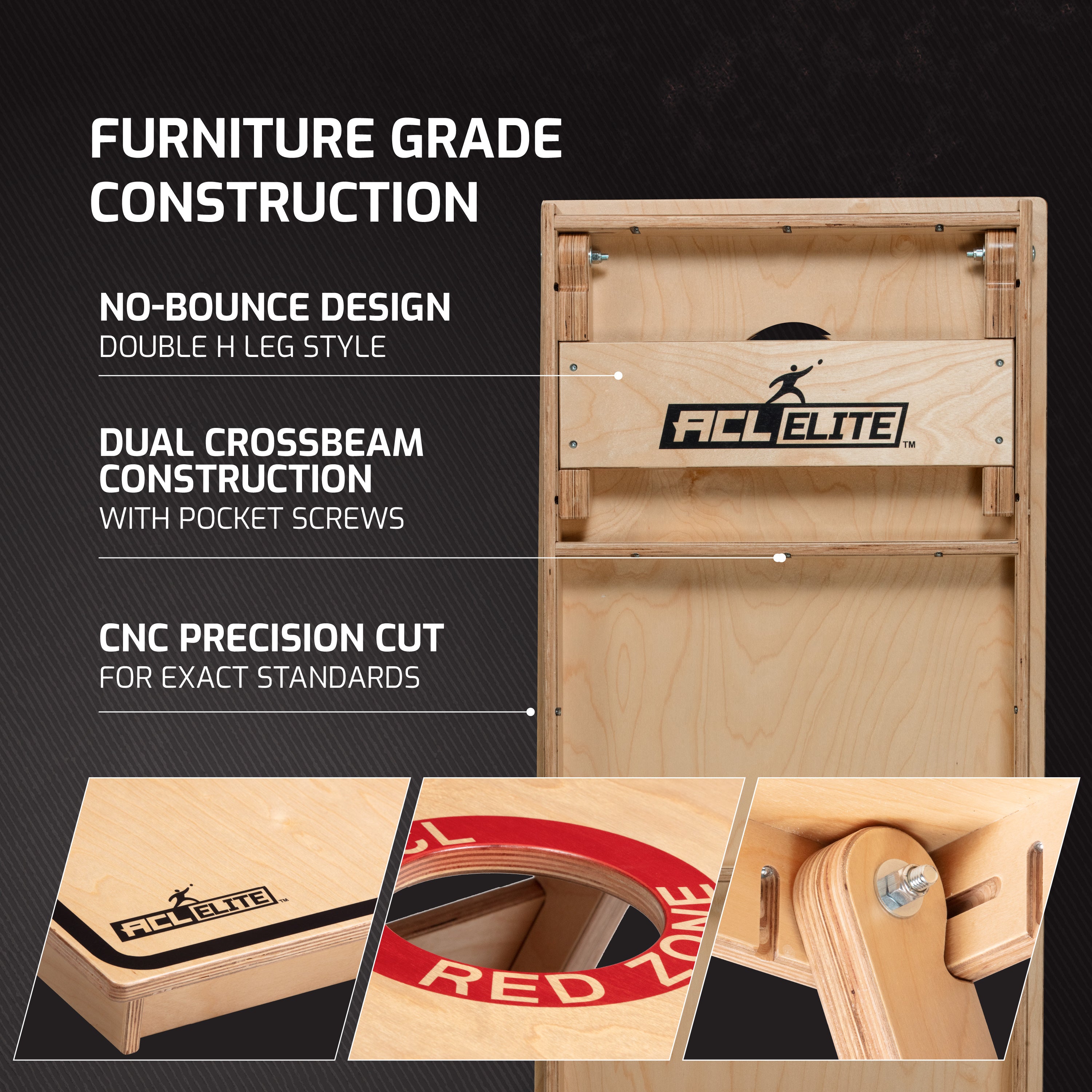 Victory Tailgate ACL® ELITE 2x4 Cornhole Board