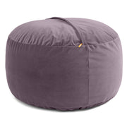 Jaxx 4 Foot Saxx - Large Round Bean Bag Chair for Adults - Lush Velvet Purple