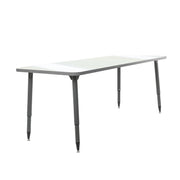 Adapte 30" x 72" Rectangle Dry-Erase Thermofused Activity Table with Adjustable Tapered Legs - Whiteboard/North Sea