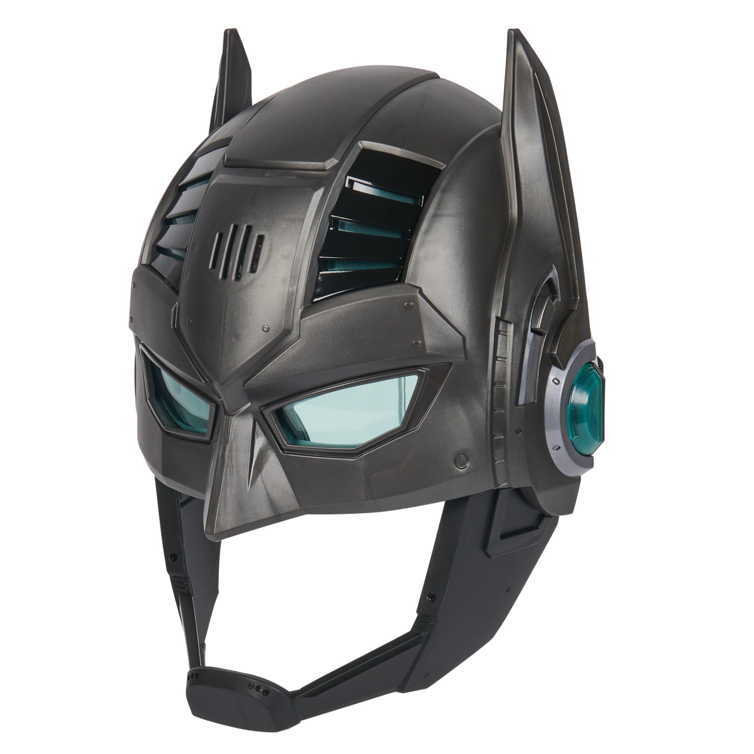 DC Comics, Armor-Up Batman Mask with Visor, 15+ Sounds & Phrases, Lights, Halloween Costume for Kids Roleplay for Boys and Girls Ages 4 and Up