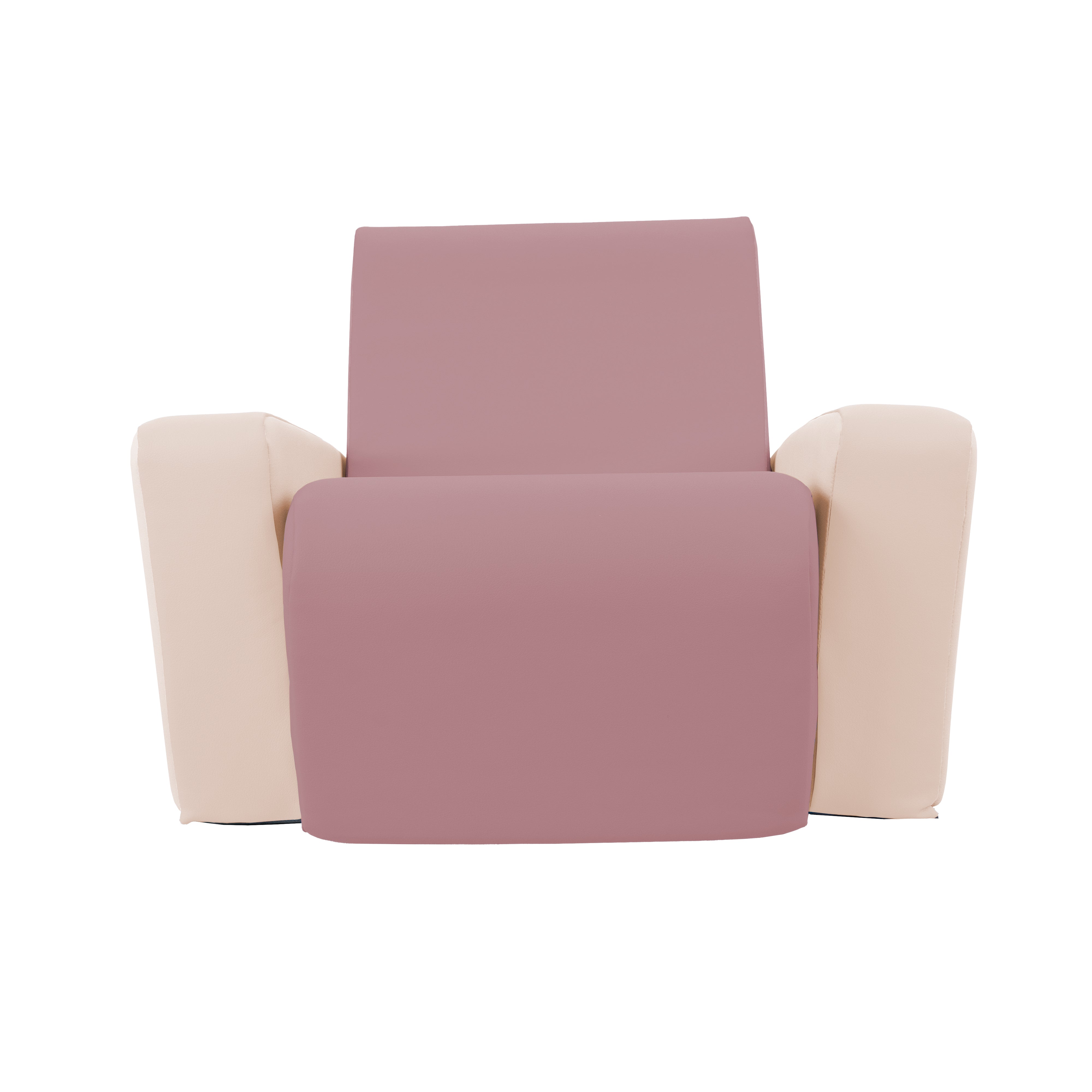 SoftScape Angled Preschool Chair - Mauve/Beige