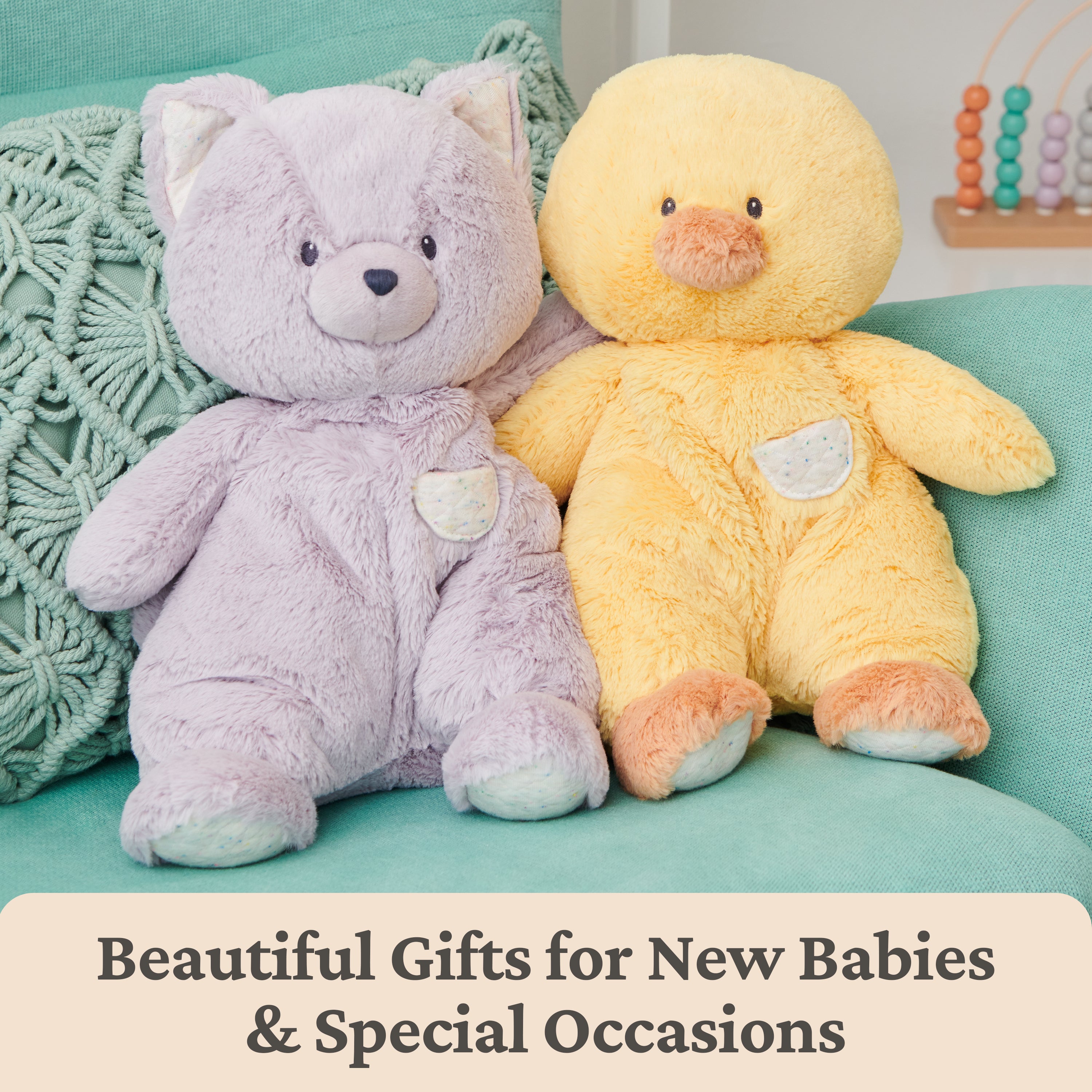 Baby GUND Oh So Snuggly Elephant Large Plush Stuffed Animal for Babies and Infants, Ash Grey, 12.5”