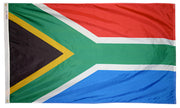 South Africa Flag 4x6 ft. Nylon SolarGuard Nyl-Glo 100% Made in USA to Official United Nations Design Specifications.
