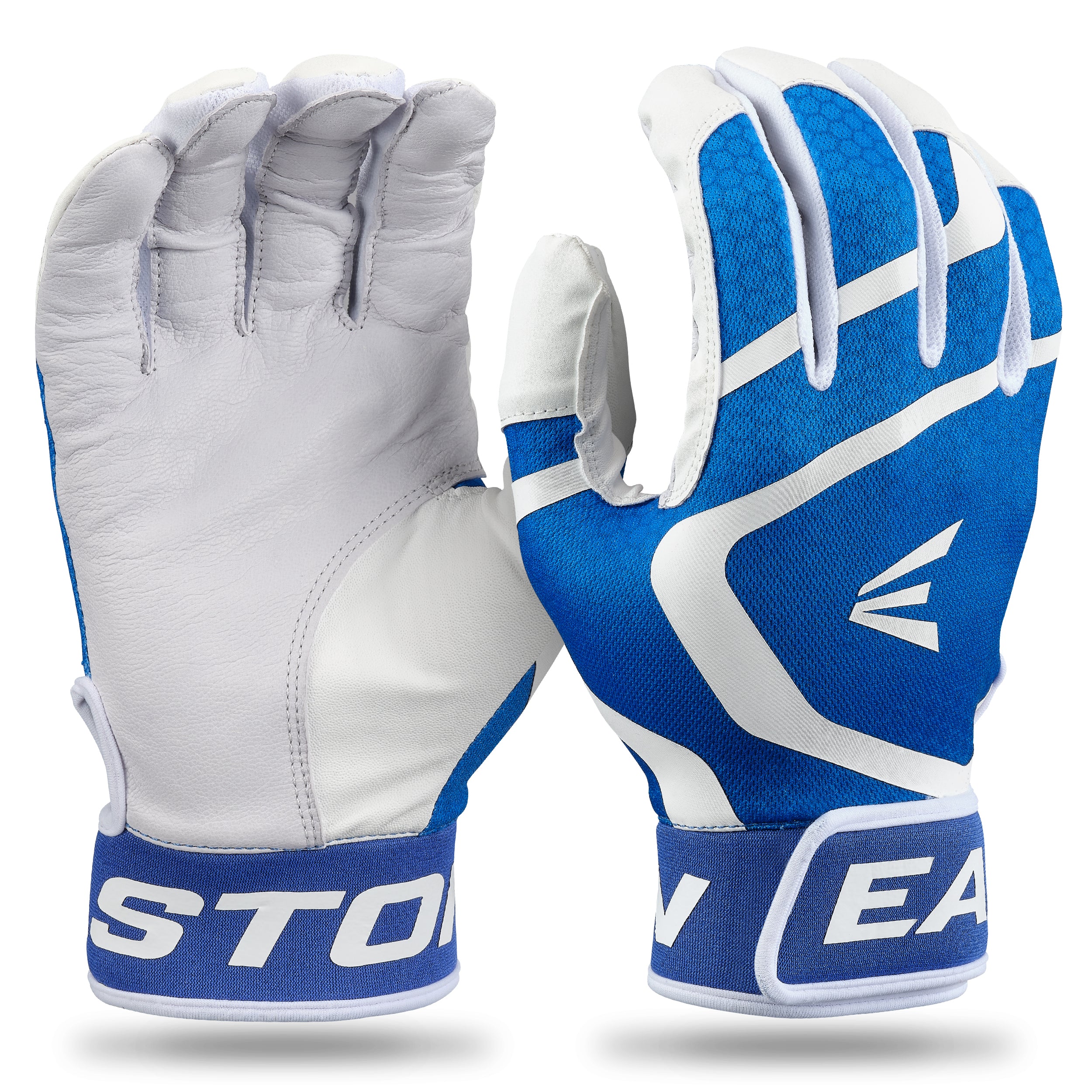 Easton Adult Mav Gt Batting Gloves - Small - White/Royal