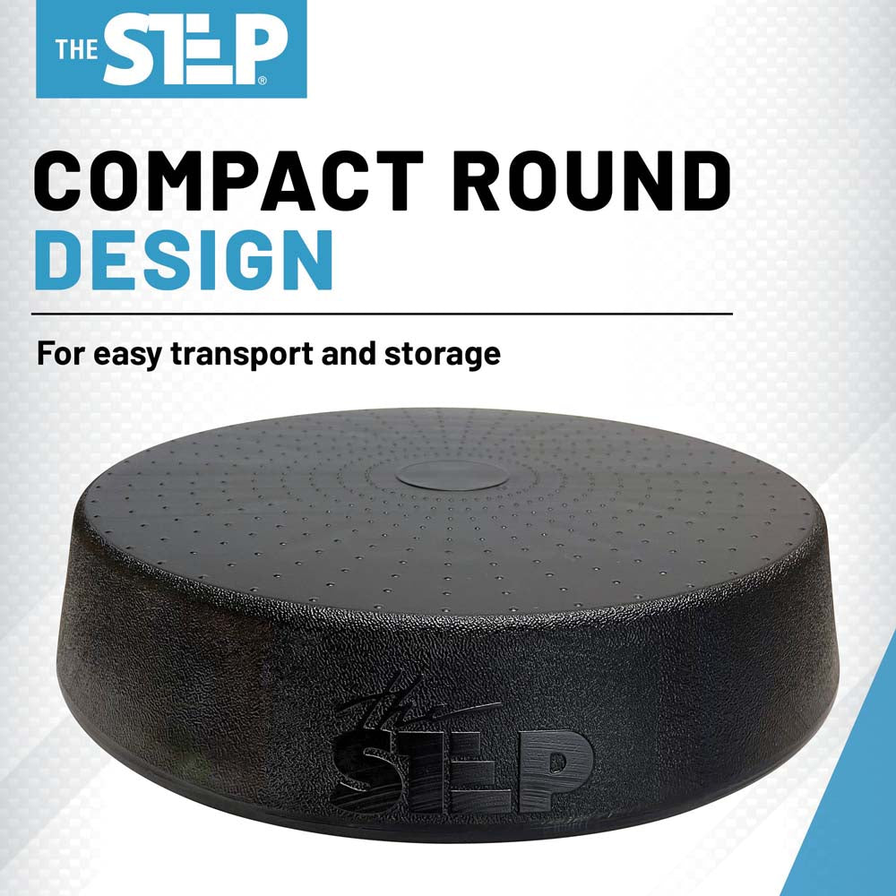 Round Aerobic Step - Black
