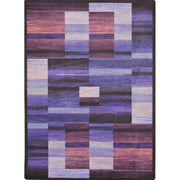 Boomblox 10'9" x 13'2" area rug in color Purple