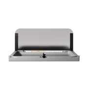 Element Horizontal Changing Station w/ Stainless Backsplash - Dark Gray