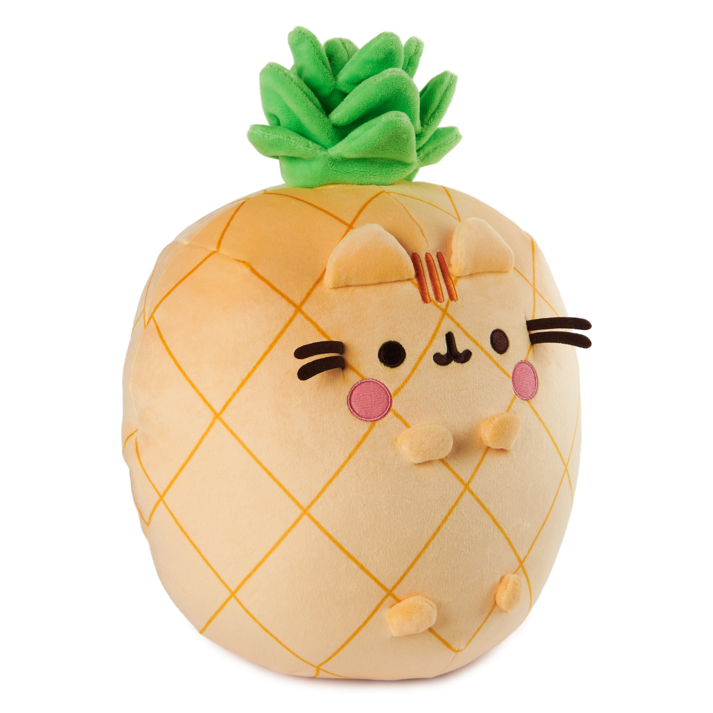 GUND Pusheen Pineapple Scented Squisheen Plush, Squishy Toy Stuffed Animal for Ages 8 and Up, Yellow, 11”