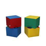 SoftScape Carry Me Cube Cushions, 4-Piece - Multicolor