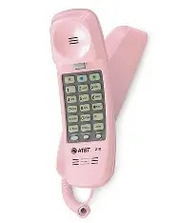 AT&T AT&T Trim-line Corded Wall Mount Telephone (210PK) - Pink