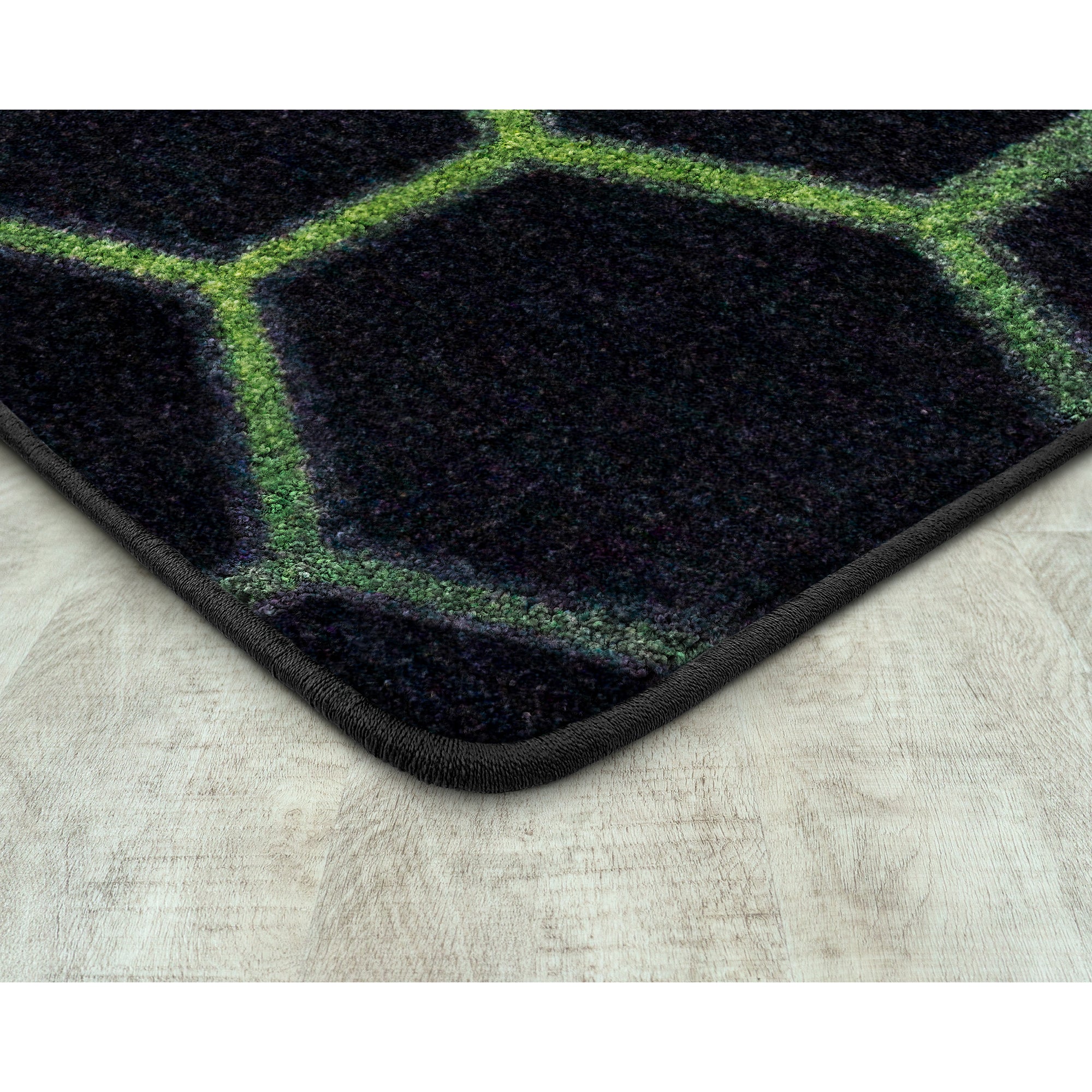 Breakout 7'8" x 10'9" area rug in color Emerald