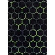 Breakout 7'8" x 10'9" area rug in color Emerald