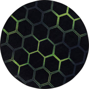 Breakout 7'7" Round area rug in color Emerald