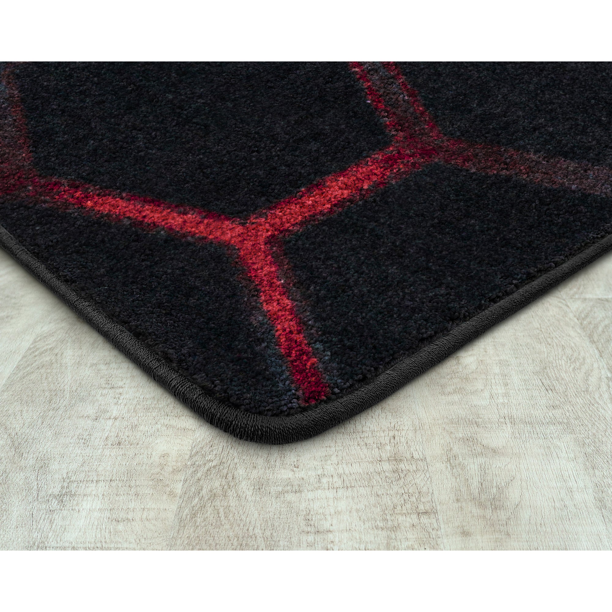 Breakout 10'9" x 13'2" area rug in color Ruby