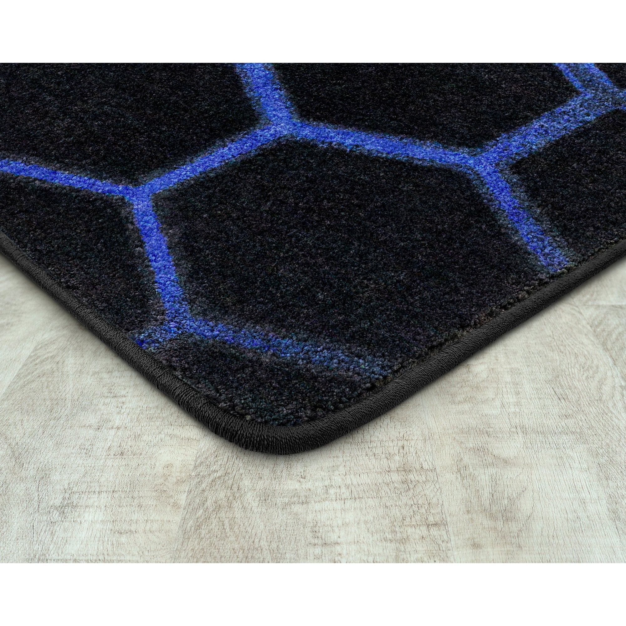 Breakout 10'9" x 13'2" area rug in color Sapphire