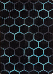 Breakout 10'9" x 13'2" area rug in color Teal