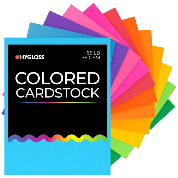 Hygloss Colored Cardstock - 11"x17", 50 sheets, Red