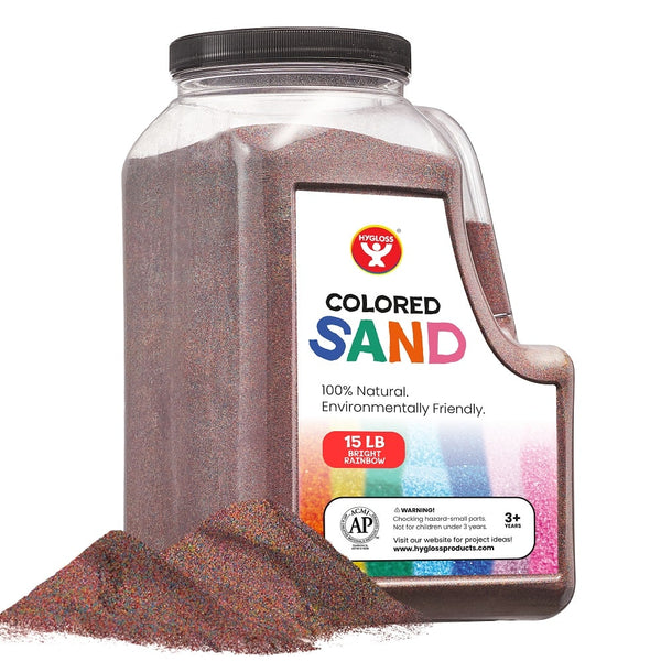 Colored Sand - 15lb. Rainbow Bright