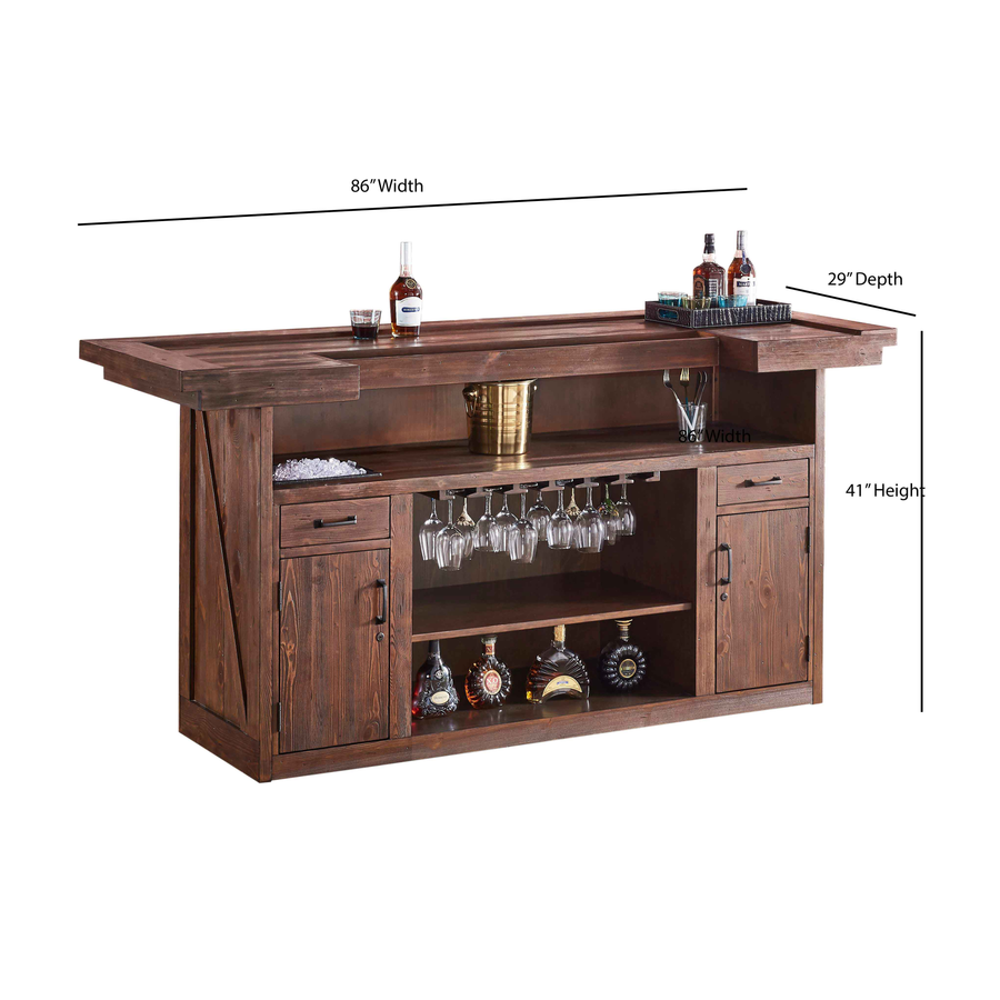 American Heritage® Bristol Home Bar (Harvest)