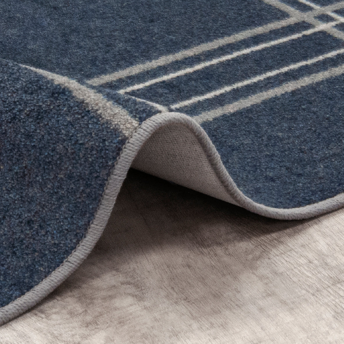 Broadfield 7'8" x 10'9" area rug in color Smoke