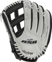 Rawlings Rsb Softball Series 13-Inch Softball Glove - Right Hand Thrower - Gray/Black