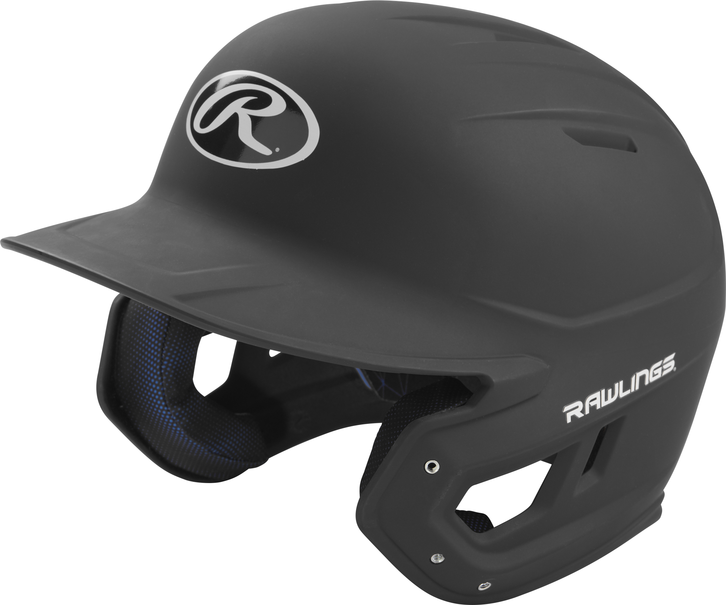 Rawlings Mach Matte Senior Baseball Helmet - Black