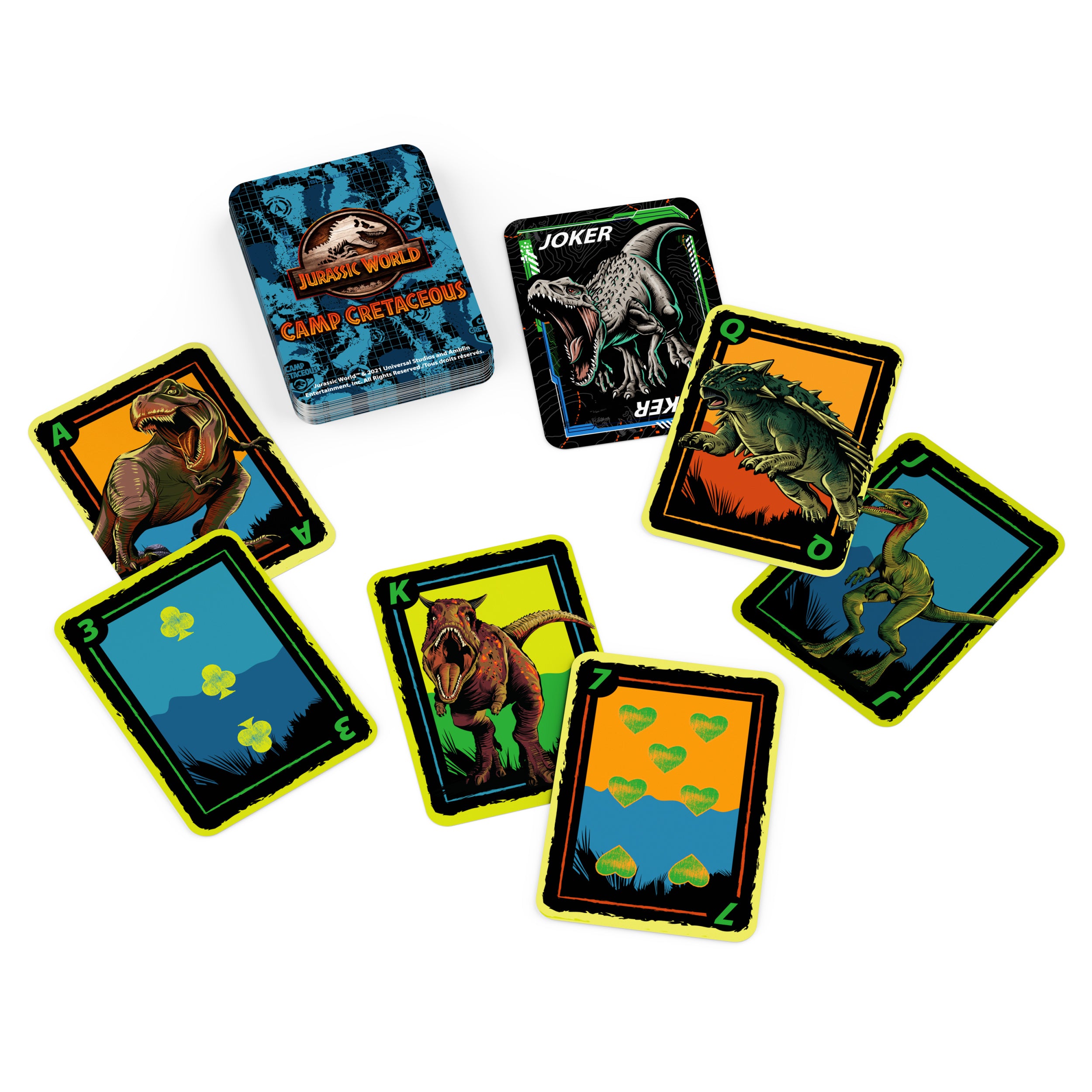 Deck of Playing Cards in Tin for Games Go Fish Old Maid Crazy 8’s Slapjack, for Kids Ages 4 and up Styles May Vary