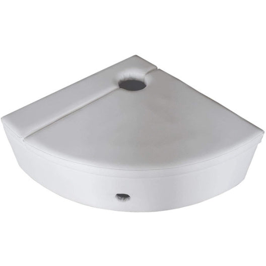 Light Grey Corner Base For Bubble Tube & Fiber Optic (34" L x 34" W x 15" H)