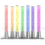 2ft Sensory Bubble Tube Lamp with Translucent Balls (24" H x 2.5" W x 2.5" L)