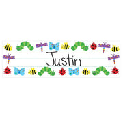 Picture Name Plates -  9.5"x2 7/8", 36 ct., Bugs