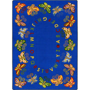 Butterfly Delight 5'4" x 7'8" area rug in color Multi