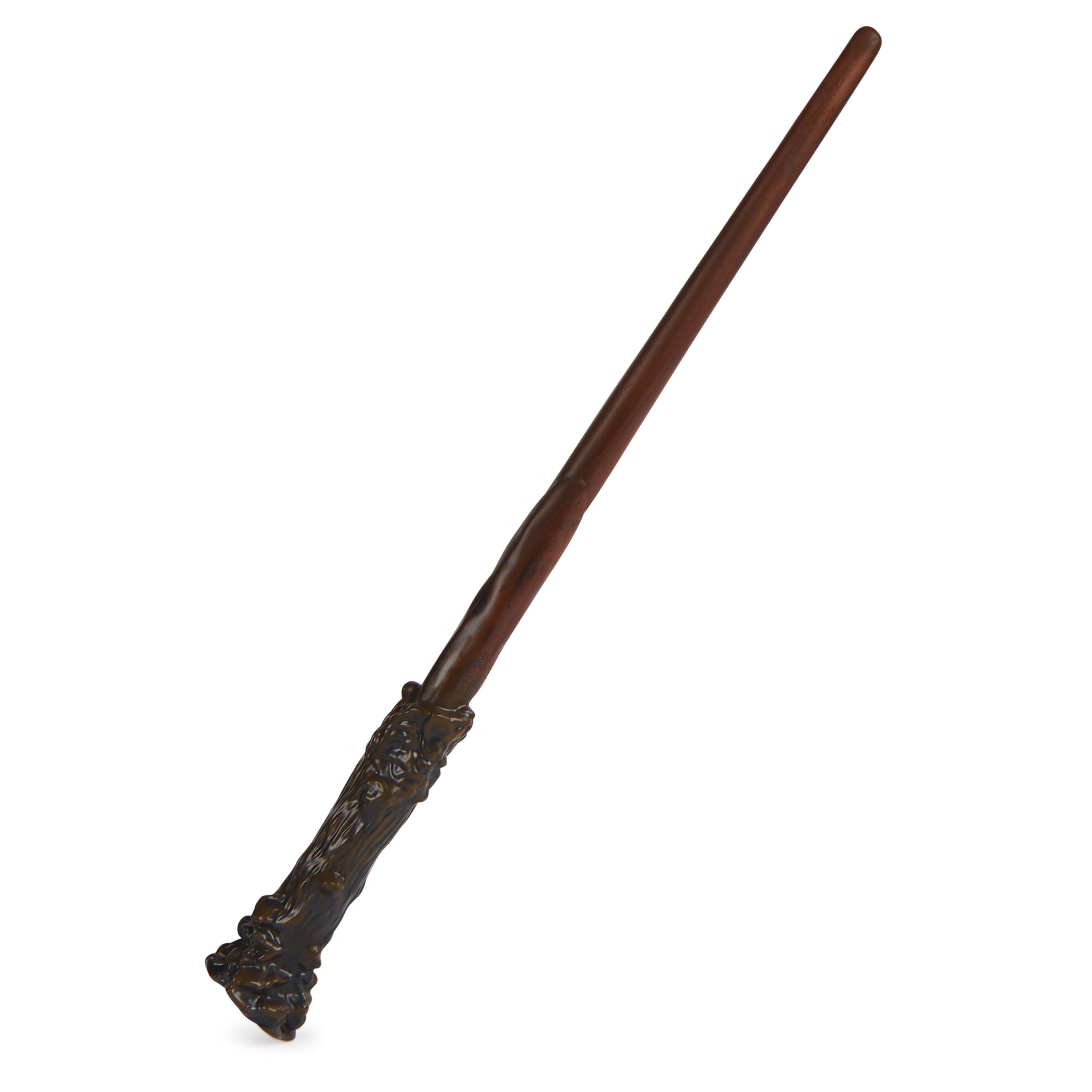 Wizarding World Harry Potter, 12-inch Magical Collector Harry Potter Wand with Stand & Die-cast Icon, Magical Creatures, Accessory for Halloween Costumes