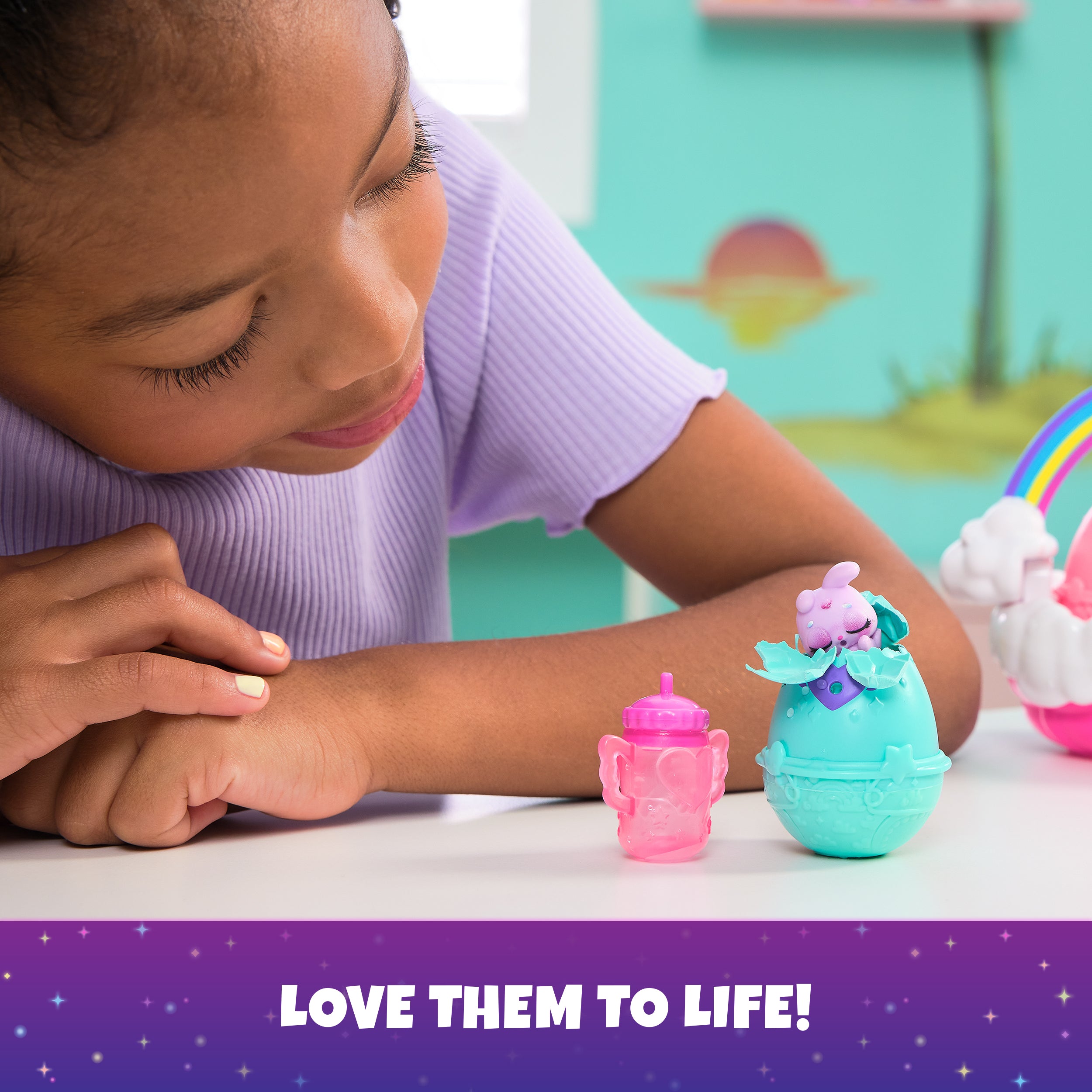 Hatchimals Alive, Neon Rainbow Spring Basket Toy Styles May Vary, 3 Self-Hatching Easter Eggs, Fun Gift & Kids Toys for Girls & Boys Ages 3 and up
