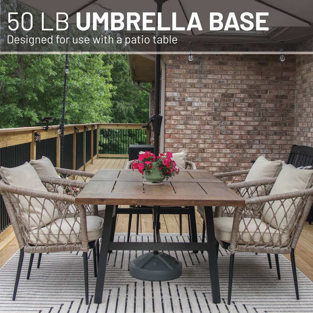 Umbrella Base Empty (Grey)