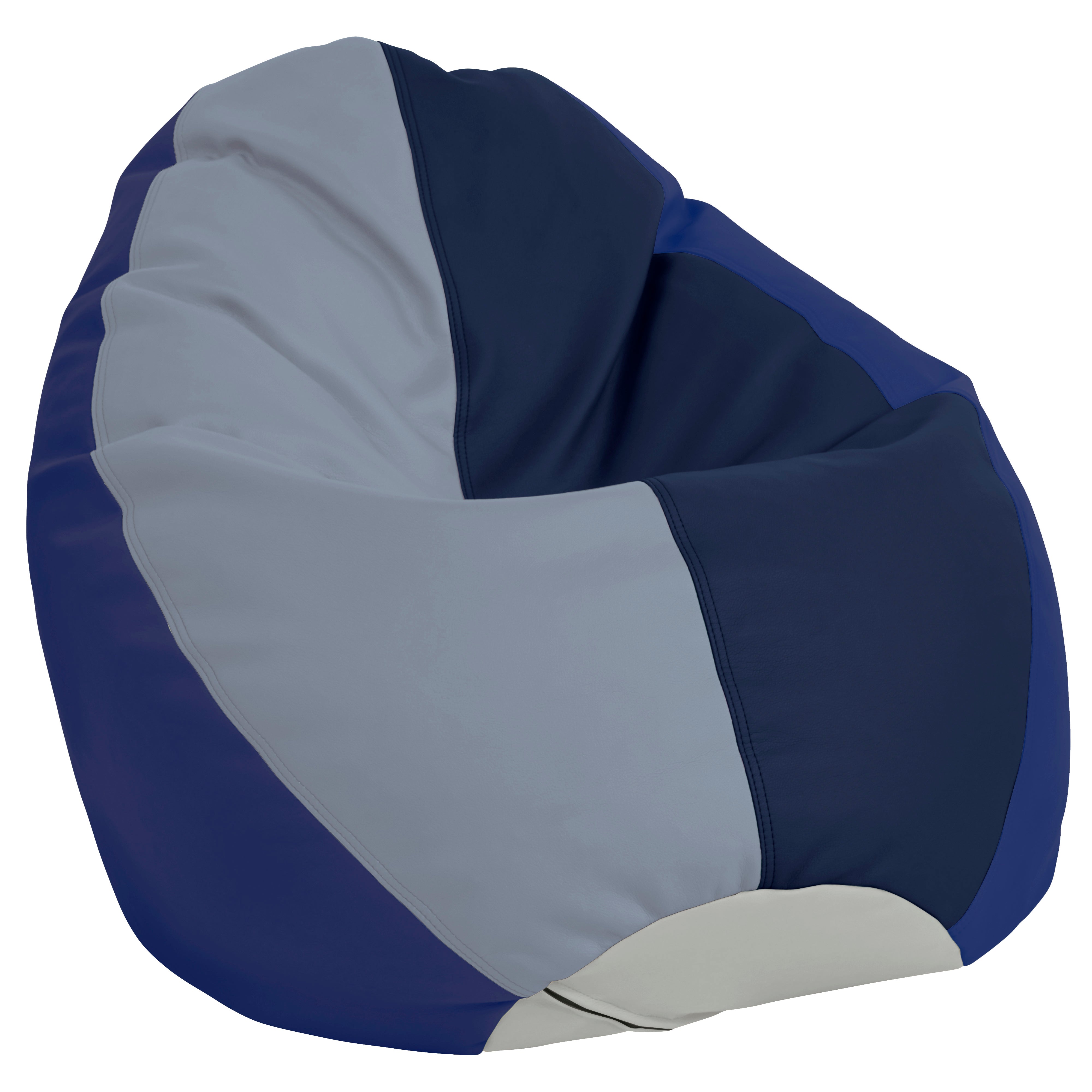 SoftScape Dew Drop Bean Bag - Navy/Powder Blue