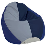 SoftScape Dew Drop Bean Bag - Navy/Powder Blue