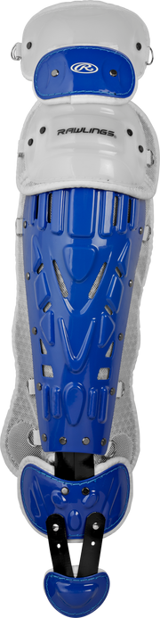 Rawlings Velo 2.0 Adult Catchers Leg Guards - Royal/White