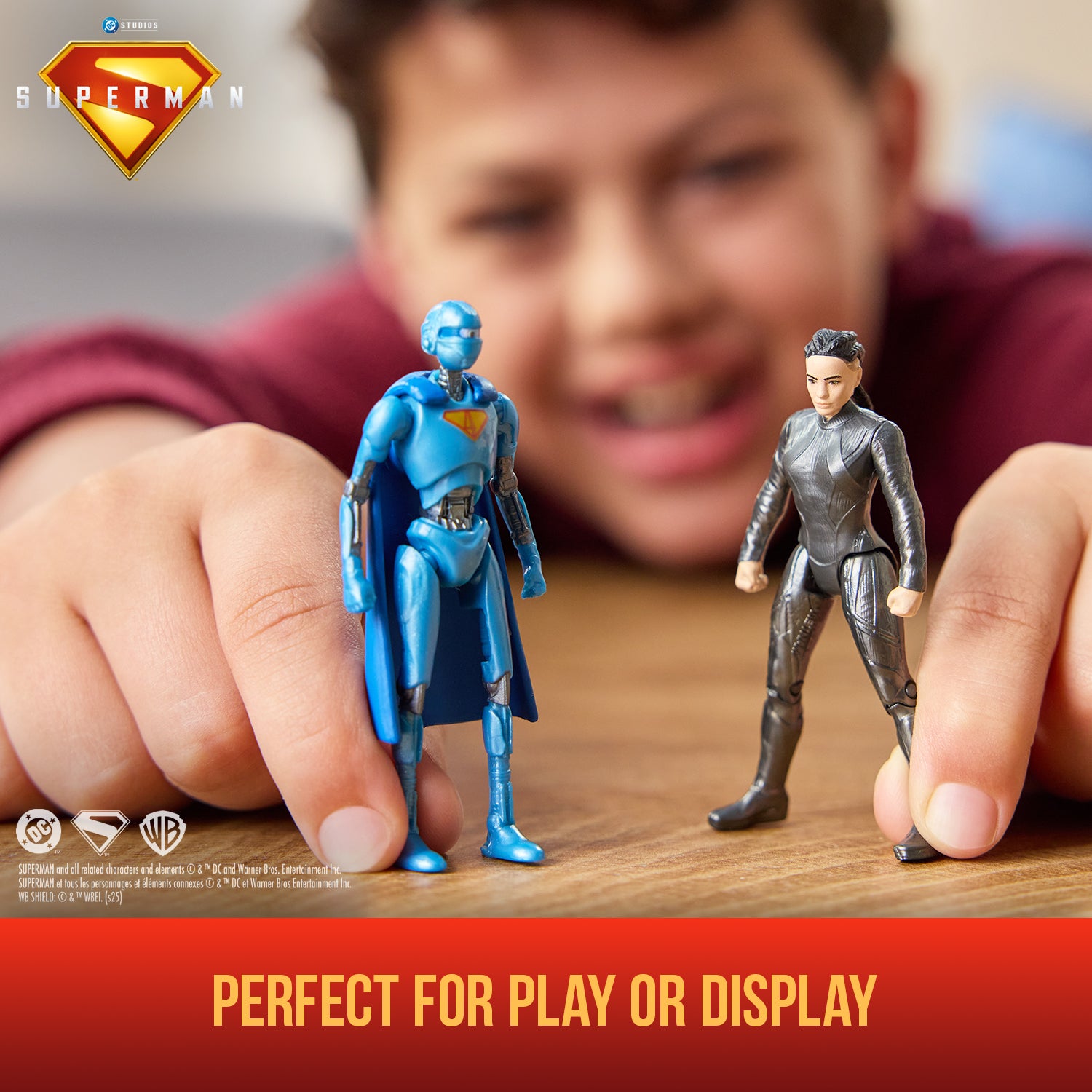 DC Comics, SUPERMAN Heroes Vs. Villains 5-Pack, 3-Inch Action Figure, Stylized Superhero Figures with Dynamic Poses and Battle Ready Armor, Kids Toys for Ages 4+
