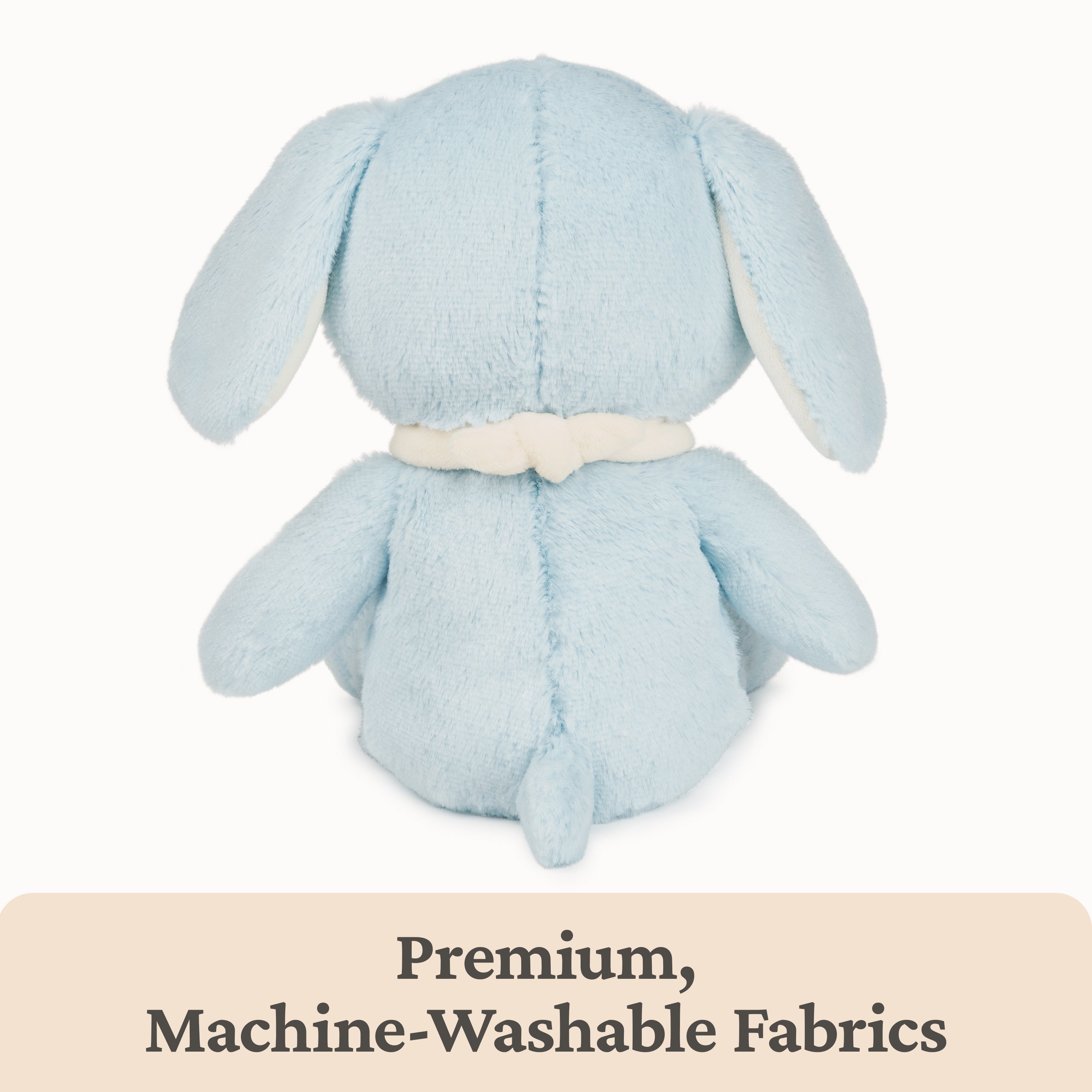 Baby GUND Sustainable Puppy Plush, Stuffed Animal Made from Recycled Materials,  Gift for Babies and Newborns, Blue/Cream, 13”