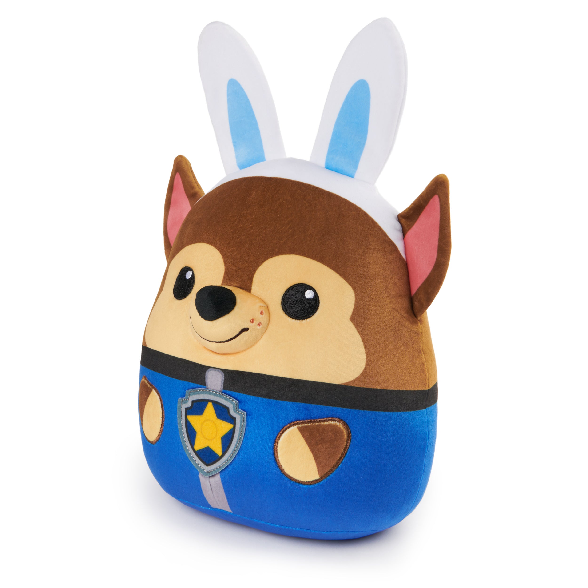 PAW Patrol Easter Bunny Chase Squish Plush, Official Toy from the Hit Cartoon, Special Edition Squishy Stuffed Animal for Ages 1 and Up, 12”