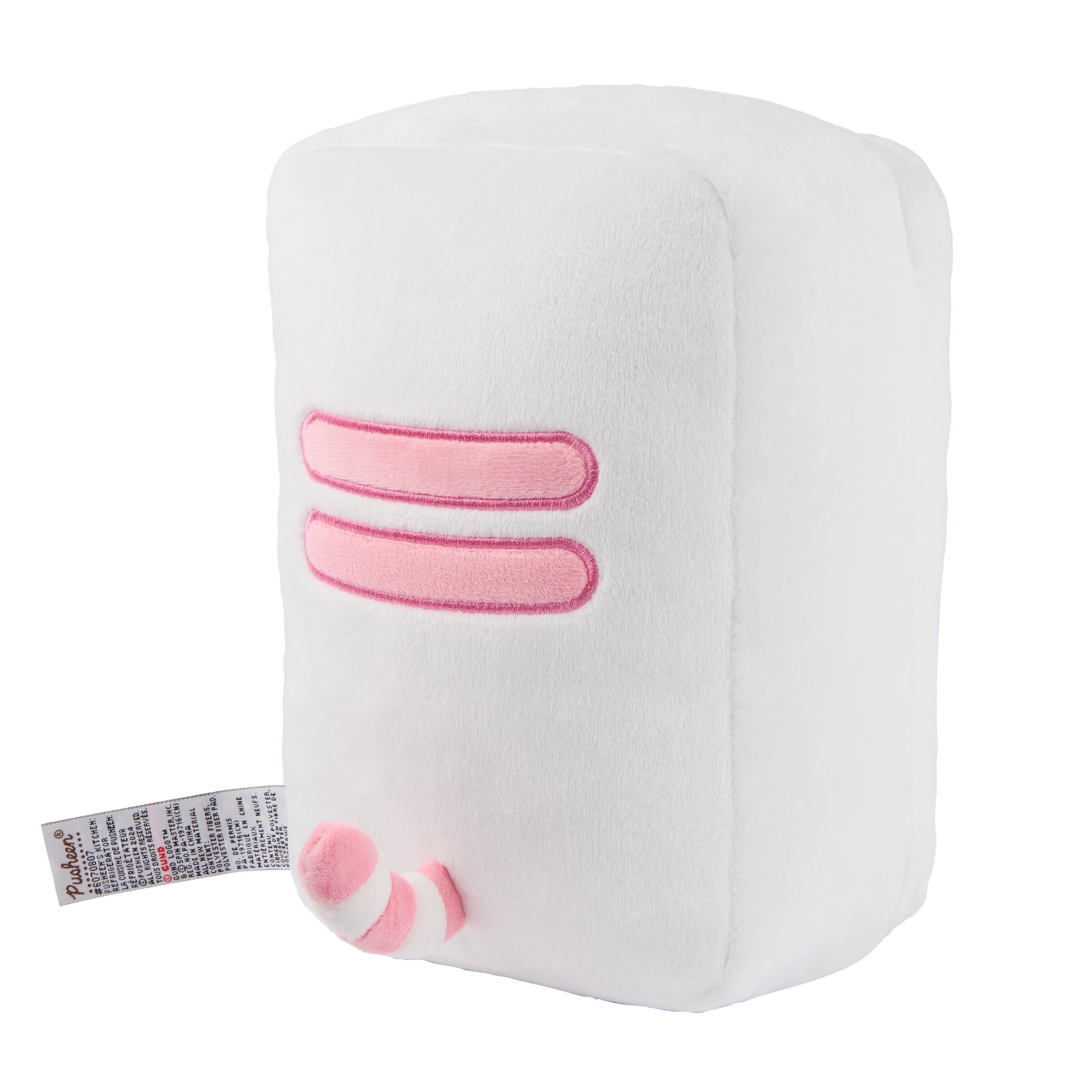 GUND Pusheen’s Kitchen: Refrigerator Plush, Toy Fridge Stuffed Animal for Ages 8 and Up, White, 9.5”
