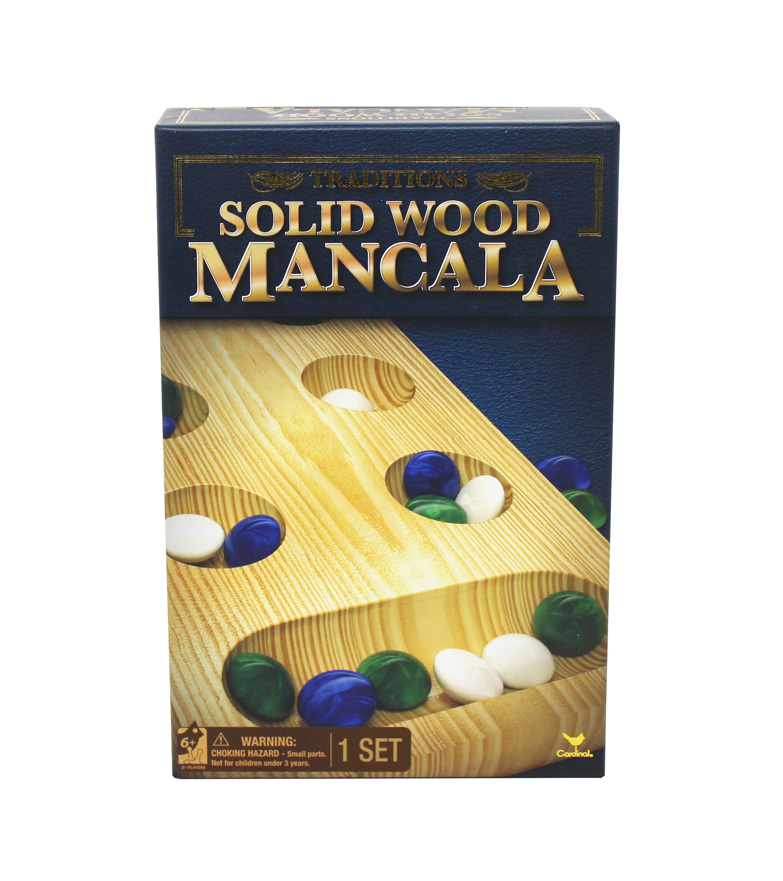 Traditions Mancala Game with Folding Wood Board