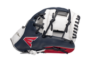 Easton Tournament Elite Series Youth 11.5-Inch Baseball Glove - Right Hand Thrower - White/Navy
