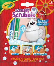 Crayola Scribble Scrubbie Pets, 1 Ct, Farm Animal Toys, Gifts for Kids Ages 3, 4, 5, 6
