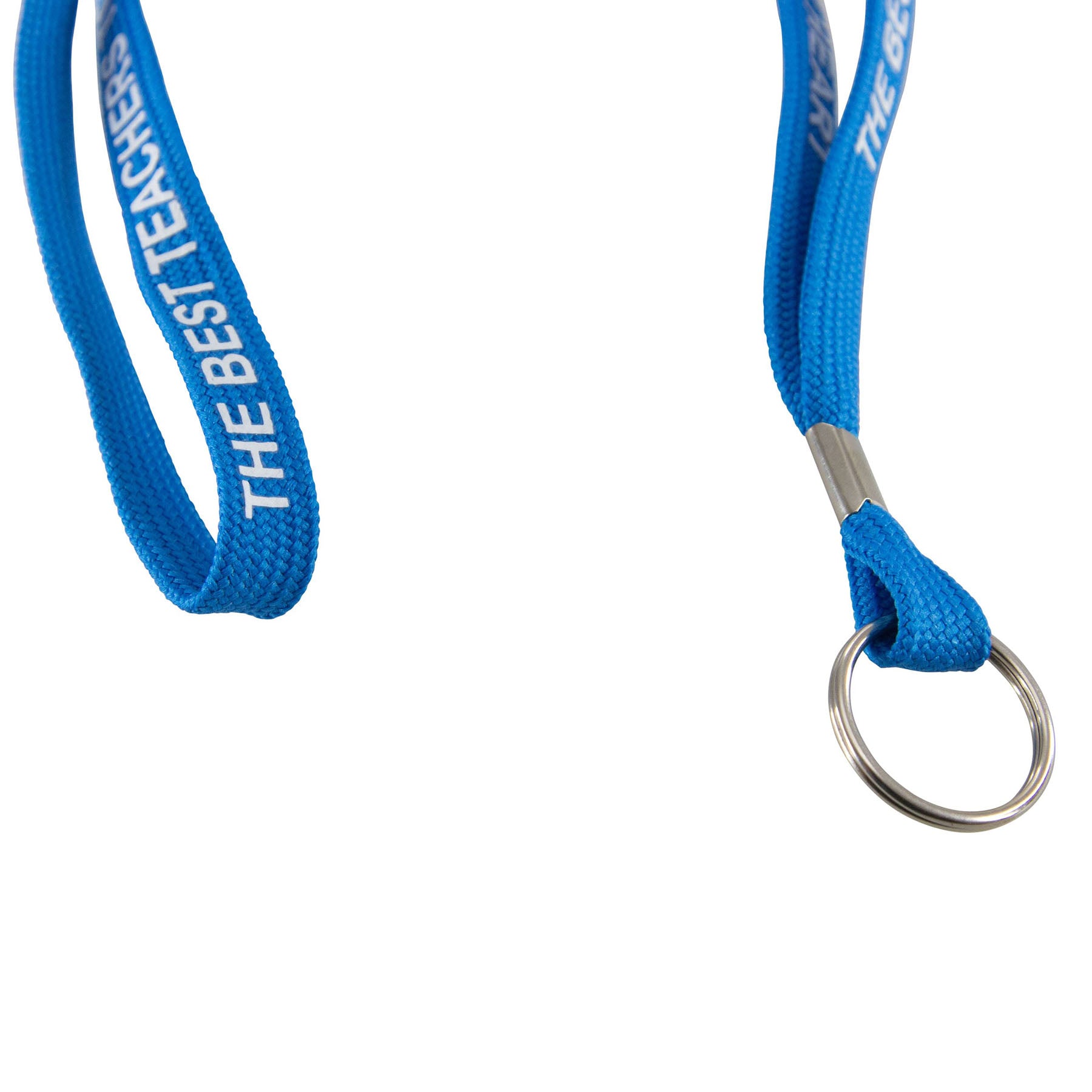Teacher Lanyard, Flat Style, Ring