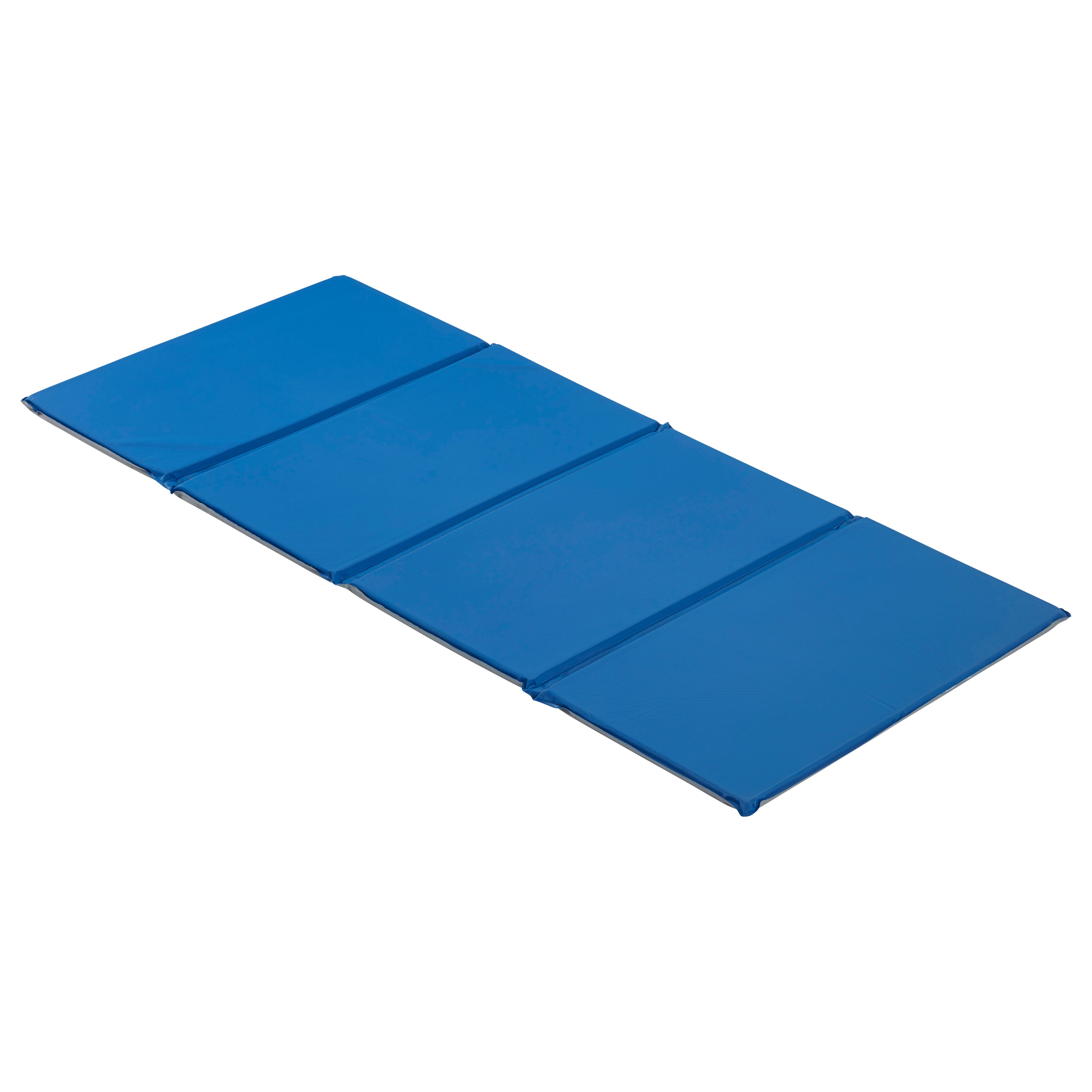 Everyday Folding Rest Mat 4-Section 5/8in 5-Pack - Blue/Grey