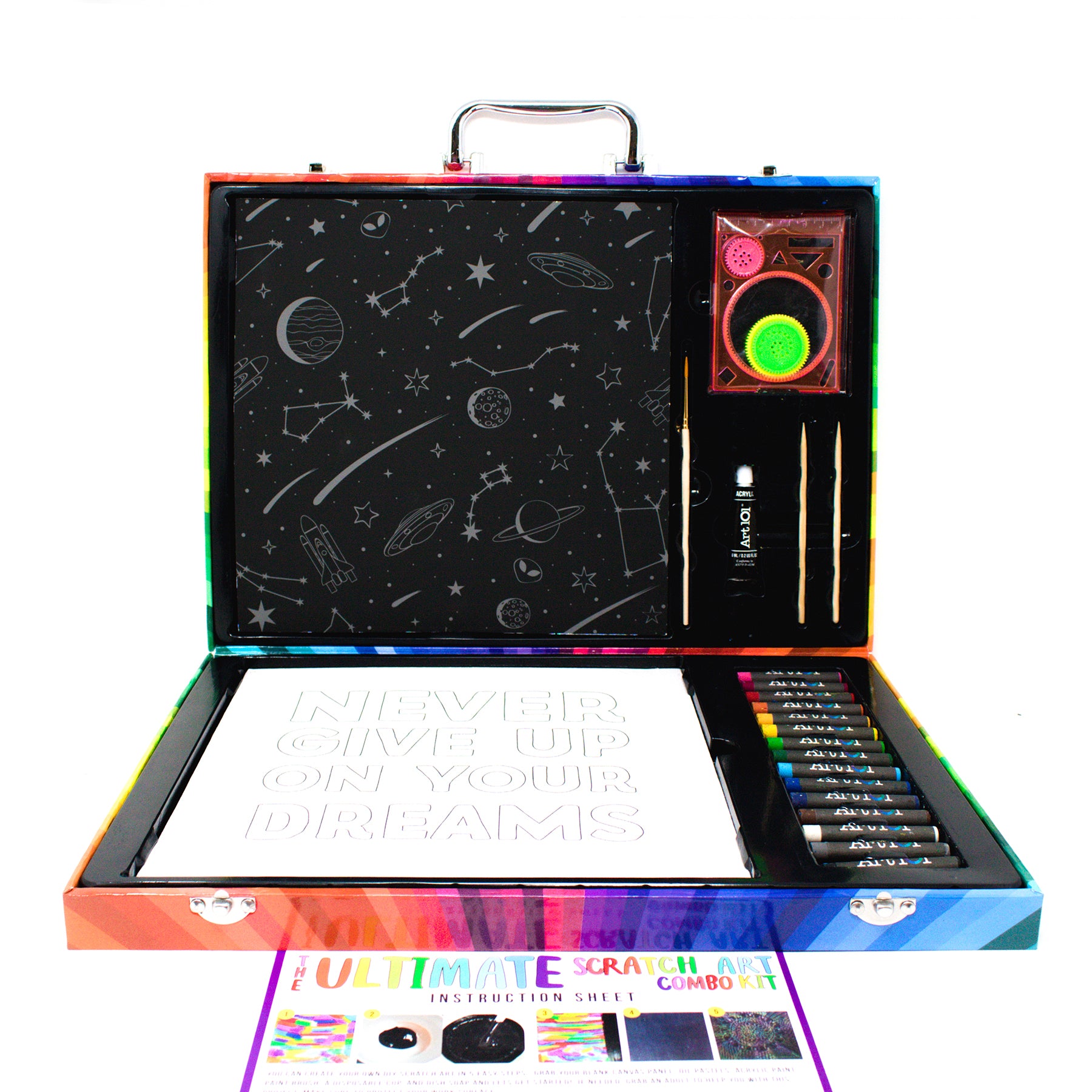 Ultimate Scratch Art Combo Kit, 41 Pieces
