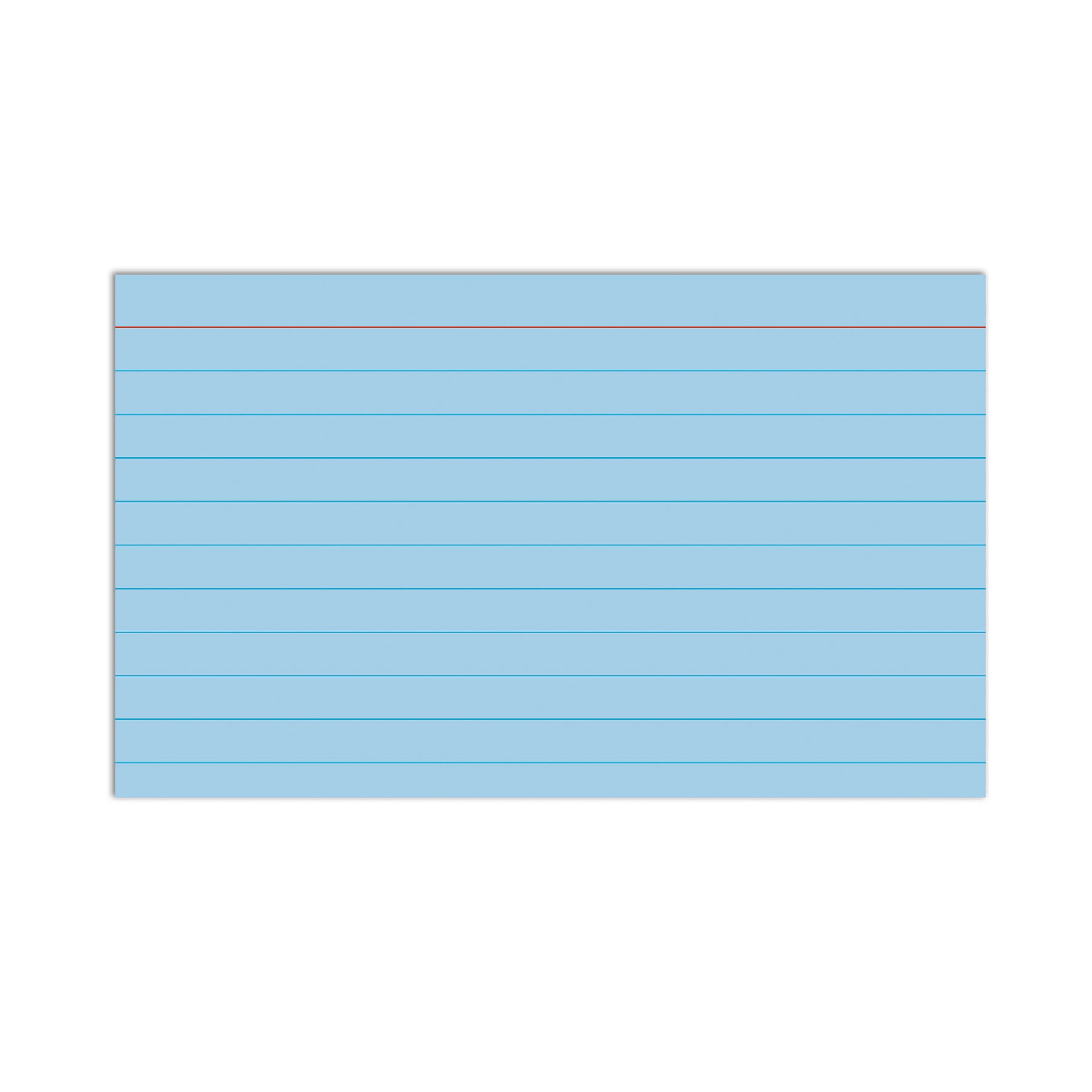 Index Cards, 3" x 5", Assorted Colors, Ruled, Pack of 100